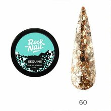RockNail, Гель-краска с глиттером - Sequins №60 Moneymaker (5 гр)
