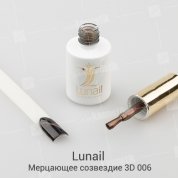 Lunail, Гель-лак - 3D Мерцающее созвездие №6 (10 ml.)