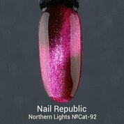 Nail Republic, Гель-лак кошачий глаз - Northern Lights №Cat-92 (10 мл)