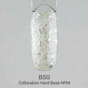 BSG, Цветная жесткая база Colloration Hard - Хрусталь №94 (20 мл)