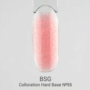 BSG, Цветная жесткая база Colloration Hard - Хрусталь №95 (20 мл)
