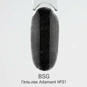 BSG, Цветной жёсткий светоотражающий гель-лак Adamant №31А (8 мл)
