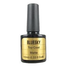 Bluesky, Matte Top Coat - Матовый топ для гель-лака с липким слоем (10 ml)