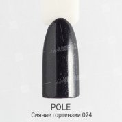 POLE, Цветной гель-лак №024 - сияние гортензии (8 мл.)
