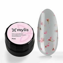 Mylis, Гель с сухоцветами Pink (розовый, 5 г)
