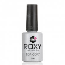 ROXY Nail Collection, Top Coat - Топовое покрытие с липким слоем для гель-лака (10 ml.)