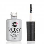 ROXY Nail Collection, No Wipe Top Coat - Топовое покрытие без липкого слоя для гель-лака (10 ml.)