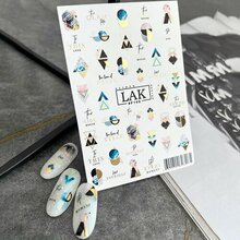 LAK Nails, Слайдер-дизайн № F109