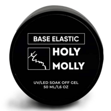 Holy Molly, Base Elastic Rubber - Каучуковая база для гель-лака (шайба, 50 мл)
