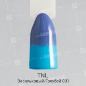 TNL, Гель-лак - Thermo Effect №1 Васильковый/Голубой (10 мл.)
