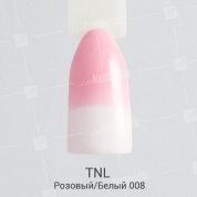 TNL, Гель-лак - Thermo Effect №8 Розовый/Белый (10 мл.)