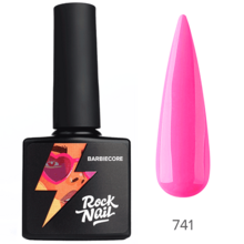RockNail, Гель-лак Barbiecore - Think Pink №741 (10 мл)