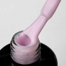 Nail Passion, Lilac Shimmer Pink - Камуфлирующая каучуковая база (10 мл)