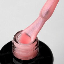 Nail Passion, Rose Shimmer Pink - Камуфлирующая каучуковая база (10 мл)