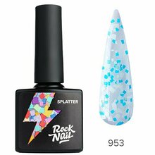 RockNail, Гель-лак Splatter - Painter overalls №953 (10 мл)