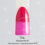 TNL, Гель-лак - Thermo Effect №10 Малиновый/Пурпурный с перламутром (10 мл.)