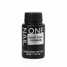 OneNail, Base Coat Premium - Базовое покрытие для гель-лака (бутылек, 30 мл.)