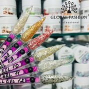 Global Fashion, Seashell Gel - Гель для ногтей Морская ракушка №11 (8 г)