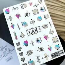 LAK Nails, Слайдер-дизайн №F112