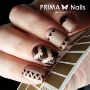 PrimaNails, Трафарет для дизайна ногтей - Ацтеки и Майя 1