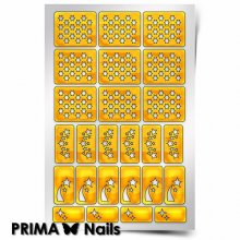 PrimaNails, Трафарет для дизайна ногтей - Космос