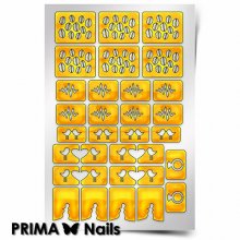 PrimaNails, Трафарет для дизайна ногтей - Стрела Амура