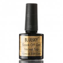 Bluesky, Top Velvet - Топ для гель-лака матовый с липким слоем (10 ml0