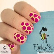 Funky Stick, Трафарет для ногтей Animal Planet №1