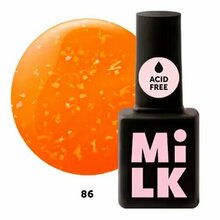Milk, Rainbow Base - Бескислотная цветная база с ракушкой №86 Flame (9 мл)
