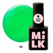 Milk, Rainbow Base - Бескислотная цветная база с ракушкой №82 Green Gecko (9 мл)
