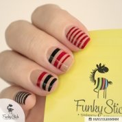 Funky Stick, Трафарет для дизайна ногтей French №2