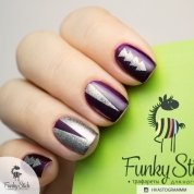 Funky Stick, Трафарет для дизайна ногтей Pifagor №1