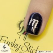 Funky Stick, Трафарет для дизайна ногтей Zodiac №1