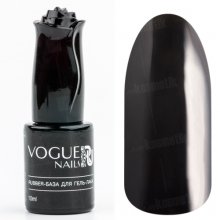 Vogue Nails, Rubber-база для гель-лака Черная (10 мл.)