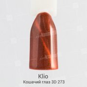 Klio Professional, Гель-лак Красный Кошачий глаз 3D №273 (8 мл.)