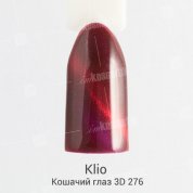 Klio Professional, Гель-лак Красный Кошачий глаз 3D №276 (8 мл.)