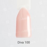 Diva, French Base - Камуфлирующая база для гель-лака №100 (15 мл.)
