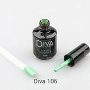 Diva, Gel color - Гель-лак №106 (15 мл.)