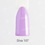 Diva, Gel color - Гель-лак №107 (15 мл.)