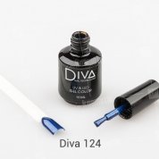 Diva, Gel color - Гель-лак №124 (15 мл.)