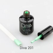Diva, Gel color - Гель-лак №201 (15 мл.)