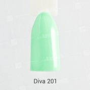 Diva, Gel color - Гель-лак №201 (15 мл.)