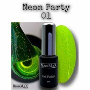 BlooMaX, Гель-лак Neon Party №01 (8 мл)