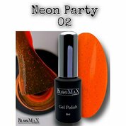 BlooMaX, Гель-лак Neon Party №02 (8 мл)