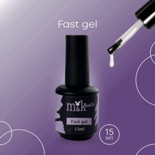 M&K, Fast Gel Жесткий гель для укрепления ногтевой пластины (15 мл)