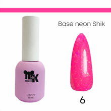 M&K, Neon SHIK Base Цветная база с поталью №06 (10 мл)