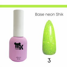 M&K, Neon SHIK Base Цветная база с поталью №03 (10 мл)