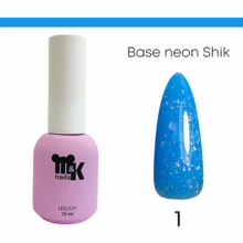 M&K, Neon SHIK Base Цветная база с поталью №01 (10 мл)