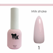 M&K, Гель-лак Milk Shake №01 (10 мл)