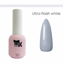 M&K, Гель-лак White Ultra Flash №01 (10 мл)